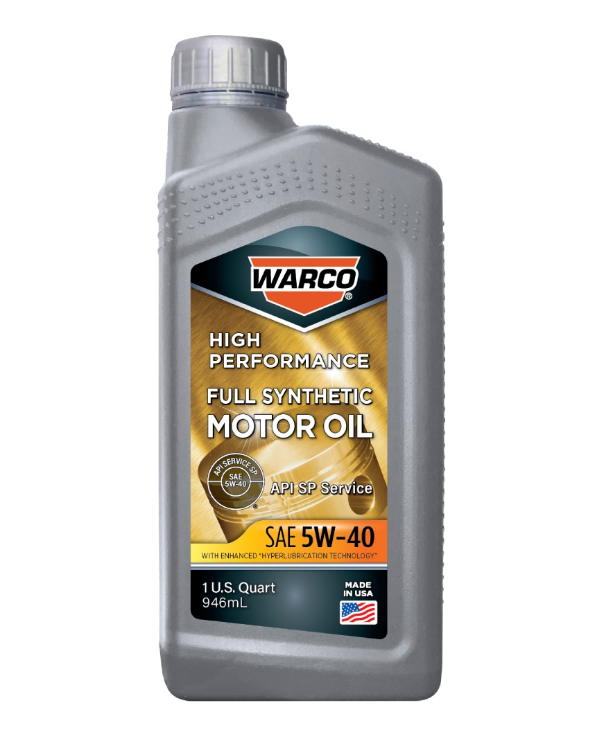 WARCO Full Synthetic SAE 5W-40 SP Motor Oil